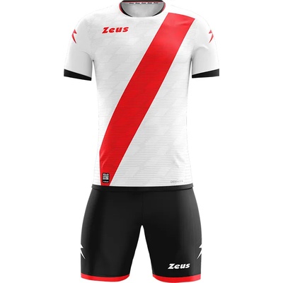 Zeus Комплект Zeus Icon Teamwear Set Jersey with Shorts white red