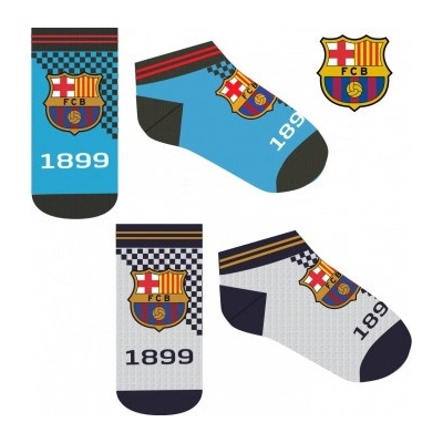 COTTONLAND KFT FC Barcelona ponožky kotníčkové Modrá
