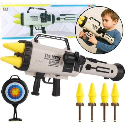 LeanToys Obrovské raketometné houbičky M202, 68 cm