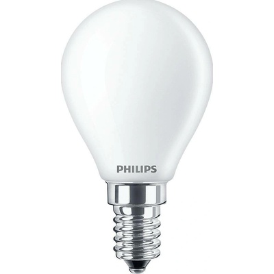 Philips LED žárovka E14 6,5W-60W 4000K 230V P45 FR G P347625