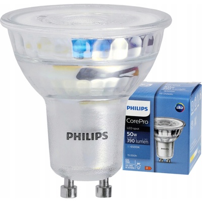 Philips LED žiarovka GU10 4,6W 50W 390lm 6500K Cold 36°