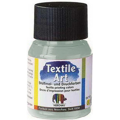 Farba na svetlý textil 59 ml perleťová strieborná