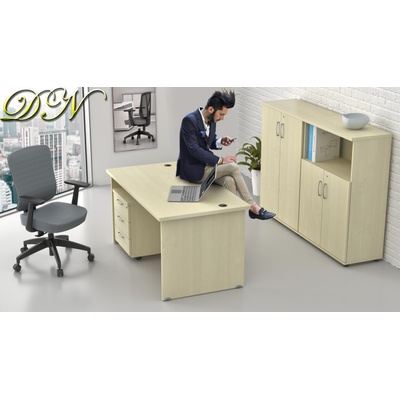NABYTOK-DIZAJNOVY.SK ZE 1.6 12 Zostava kancelárskeho nábytku Komfort 1.6 javor
