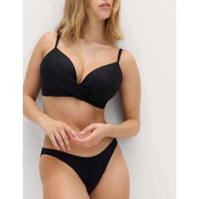 Marks & Spencer Dekoltiran топ на бикини с костинки (D-G) Marks & Spencer черен Marks & Spencer | Cheren | ЖЕНИ | 40 F