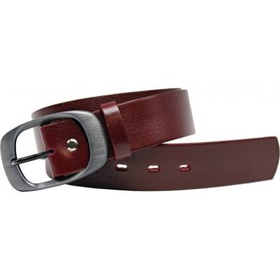 Penny Belts dámský kožený opasek 27295 bordó