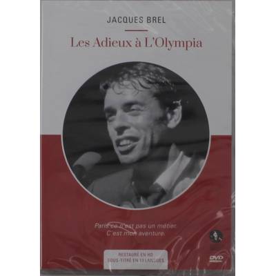 Jacques Brel – Les Adieux A L'olympia DVD