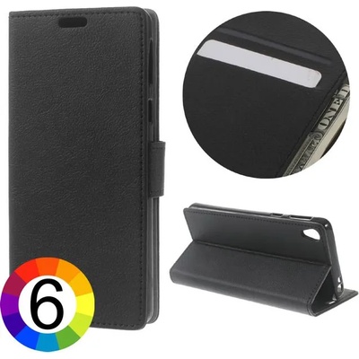 Sony Xperia E5 Magnetic Wallet Кожен Калъф и Протектор
