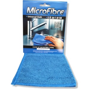  Microfibre микрофибърна кърпа, Универсална, Синя, 30х30см, 1 брой