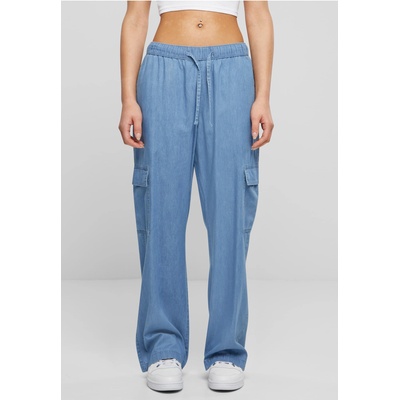 Urban Classics Дамски Дънки Ladies Light Denim Cargo Pants skyblue washed XXLUB-TB6836-04459 - Камуфлаж, размер 3XL