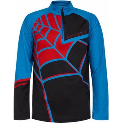 Spyder Web-Zip T-Neck Black