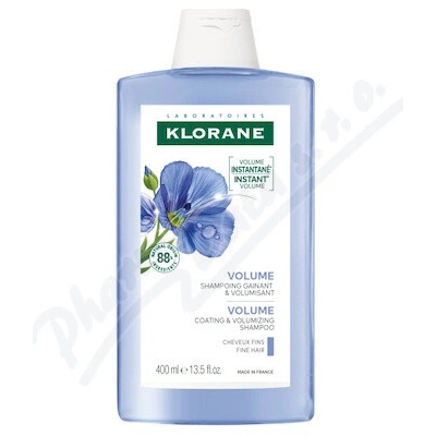 Klorane Šampón s ľanom na jemné vlasy 400 ml