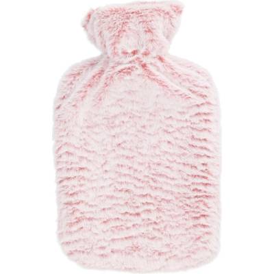 H&L Termofor s měkkým kožíškem – 1,75 l, růžová,