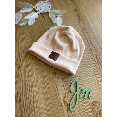 Jako máma žebrovaná čepice Apricot High maminka