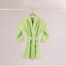 Praktik Detský župan froté zelený zelená Bavlna/Bambus