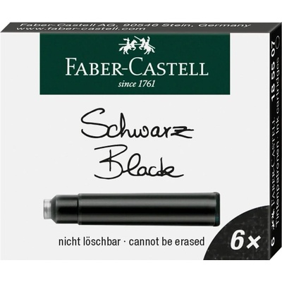 Faber-Castell 82.4277 Пълнители за мастило Black 6 бр (82.4277)