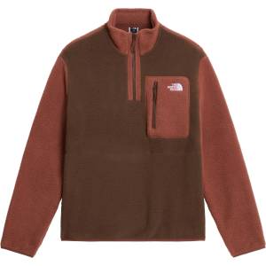 The North Face Мъжки поларен пуловер The North Face Yumiori 1/4 Zip Fleece jumper - Smokey Brown / Copper Silt - размер XXL (005-5404-1716)
