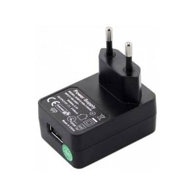 USB Power Supply, 100-240 VAC Input with Europe plug, Output = 5 V, 2.5 A