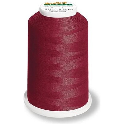 Overlockové nitě PES Madeira Aeroflock 100 (1000m) chemlonové barva 8785 burgundy