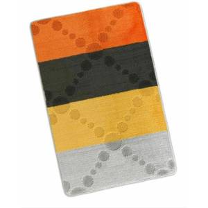BellaTEX Килимче за баня 60x100cm сиво и жълто Bellatex Bellatex | Oranzhev | Home | UNI