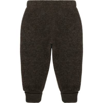 Mikk-Line dětské vlněné merino kalhoty 50004 Dark Brown