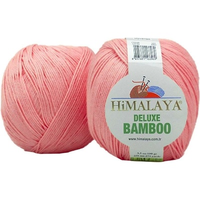 Himalaya příze DeLuxe Bamboo_124-08 korálově růžová