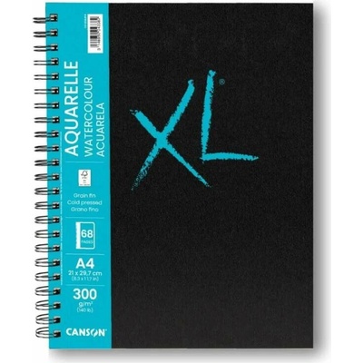 Canson Skicár A4 XL Aquarelle krúžková väzba 300g/m2 38 listov