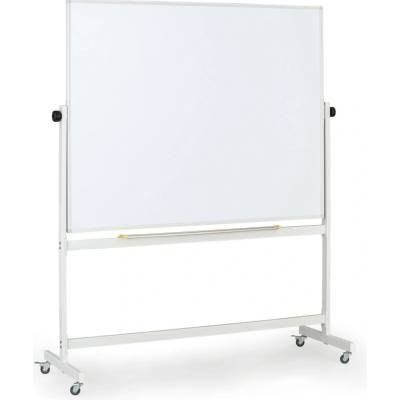 B2B Partner Mobilní otočná magnetická tabule, lakovaný povrch, 1500 x 1200 mm