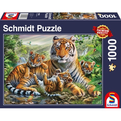 Schmidt Tigers and puppies 1000 dielov