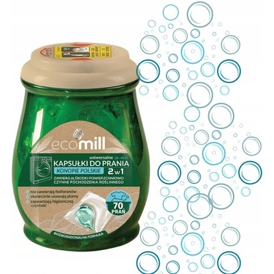 Ecomill Polské Hemp Universal prací Kapsle 2v1 70 PD