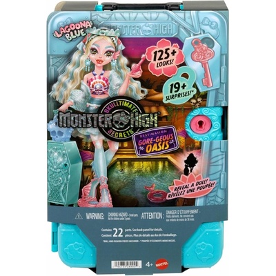 Monster High Strašidelné Tajomstvá Séria 7 Prázdniny Jinafire Long Set 4+ JDR52