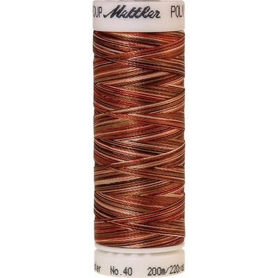 Nitě POLY SHEEN MULTI vyšívací 200m 200m art. 4820 polyester AMANN Mettler - více barev barva.: 9302 Autumn Spice