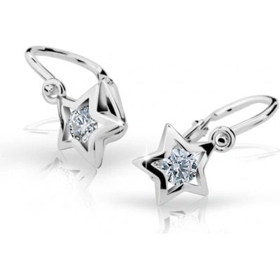 Cutie Diamonds zlaté náušnice hviezdy C1942 ND1942-10-D-X-2