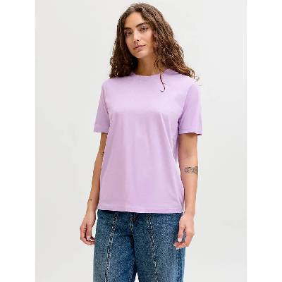Тениска Jack & jones Anna Regular JJXX short sleeve T-shirt - Pink (Purple Rose)