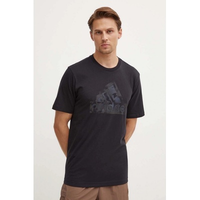 adidas bavlněné tričko Future Icons s aplikací IW2652 černá