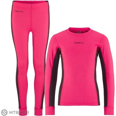 Craft CORE Dry Baselayer detský set ružová