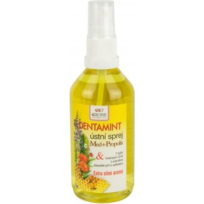 Bione Cosmetics Bio dentamint ústní sprej Med a Propolis 115 ml