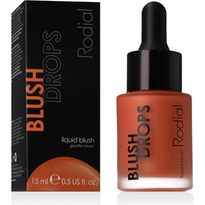 Rodial Blush Drops tekutá lícenka a lesk na pery dodávajúci hydratáciu a lesk Apricot Sorbet 15 ml
