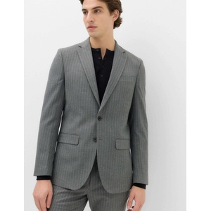 Marks & Spencer Приляга полосат еластичен пиджак към костюм Marks & Spencer сив Marks & Spencer | Siv | МЪЖЕ | 34 REG