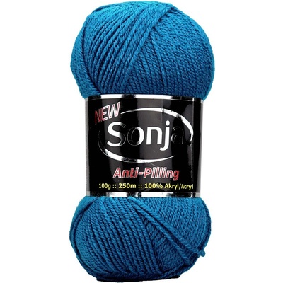 Niťárna příze Sonja 80 tmavá tyrkysově modrá