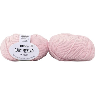 Drops Baby Merino 54 pudrová růžová