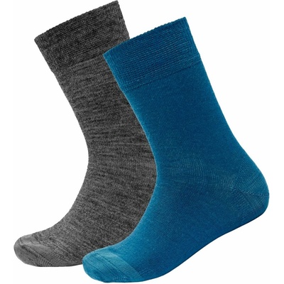 Devold Daily Merino Light Sock 2Pk Kid Flood Mix