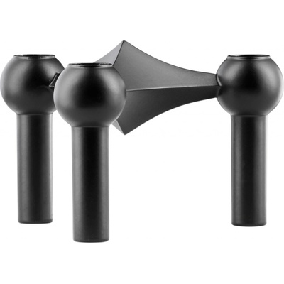 STOFF NAGEL Dizajnový svietnik STOFF Nagel Black