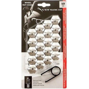 Image 1 of Декоративни капачки Versaco за болтове на джантите 17мм - хром