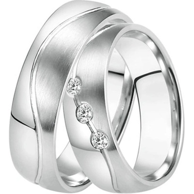 ST-88080 Ocelové snubní prsteny