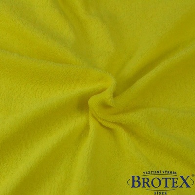 Brotex prostěradlo froté citrón 90x200