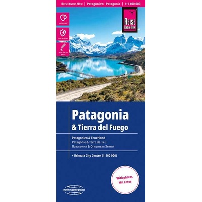 Patagonia & Tierra del Fuego - přehledová mapa