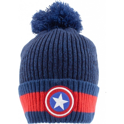 CurePink čepice Marvel Captain America Shield