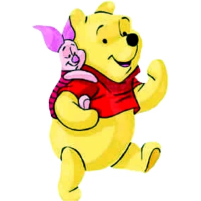 Balóny Veľké héliové Veľkosť 71-91cm Balón Macko Pu s Pigletom US