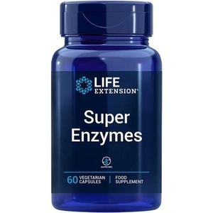 Life Extension Super Enzymes, 60 капсули, Life Extension (02021 LE)