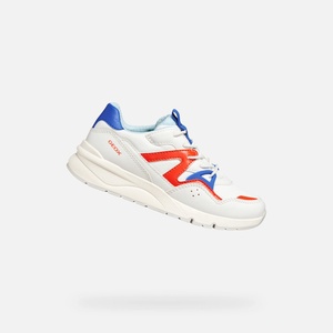 GEOX Бели детски кецове Geox Rooner Geox | Byal | Момчешки | 33